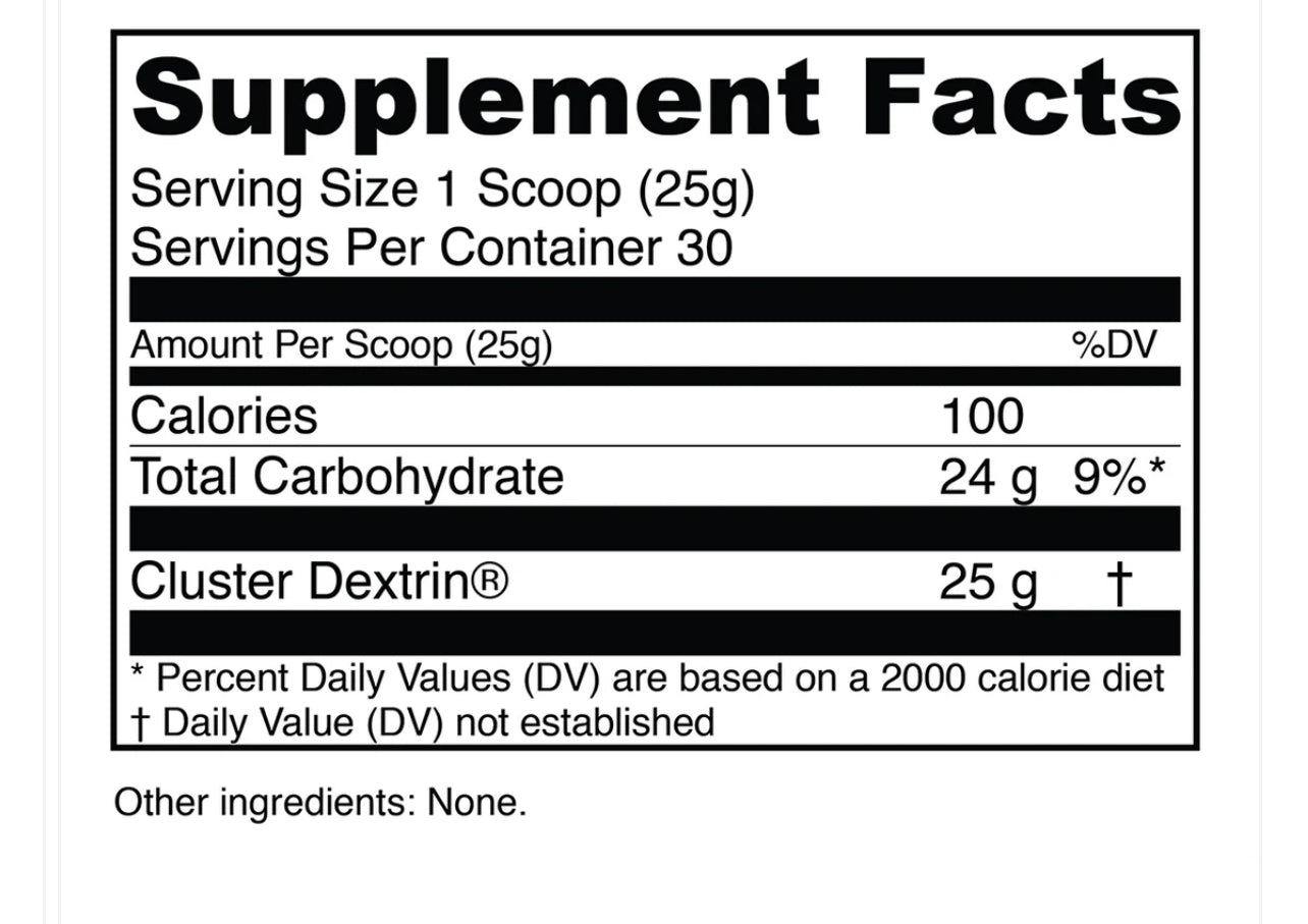 Transparent Labs - Cyclic Dextrin (30 Serv)